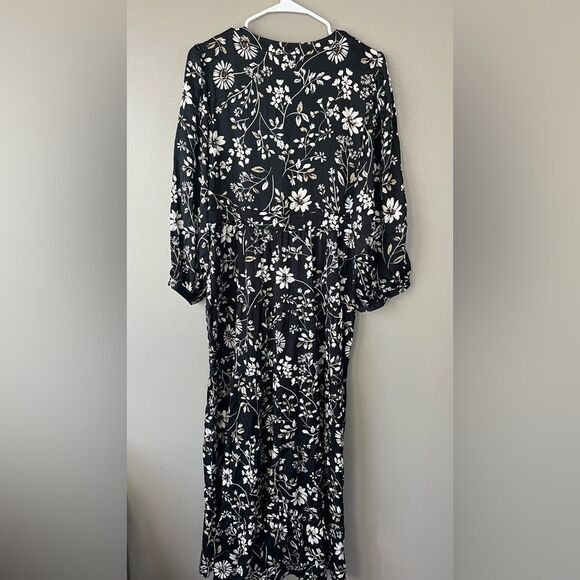 Saltwater women’s large Idalia Maxi Fall Dress button front - Picture 5 of 10